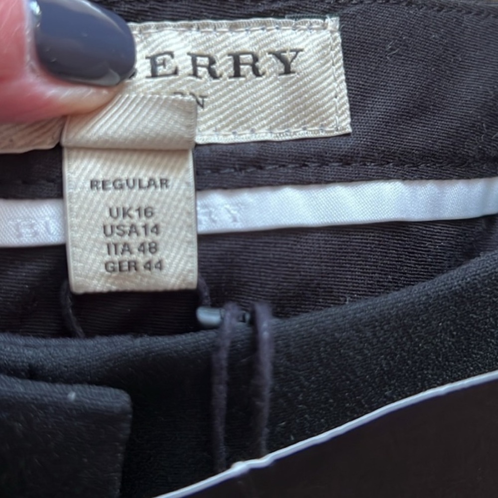 NWT Burberry Black Pants (14) - Picture 4 of 5